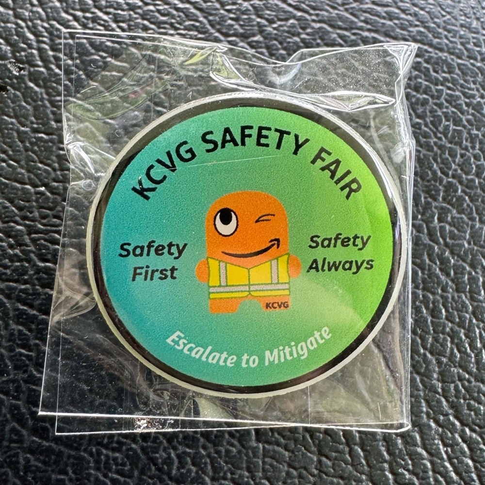 Safety Fair Peccy Pin - Amazon - KCVG